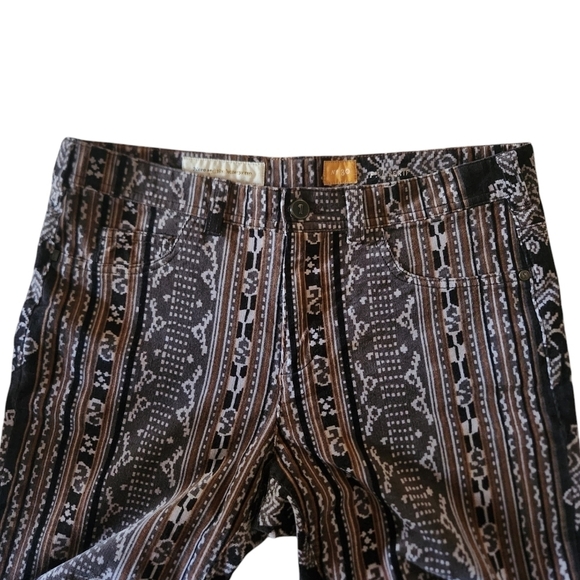 ANTHROPOLOGIE PILCRO SERIF PRINTED CORDUROY PANTS WOMEN'S SIZE 30 - Picture 4 of 9